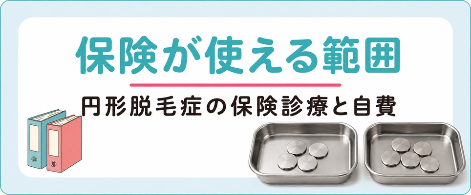 新橋で女性の薄毛に保険は使える？円形脱毛症の保険診療と自費の線引き