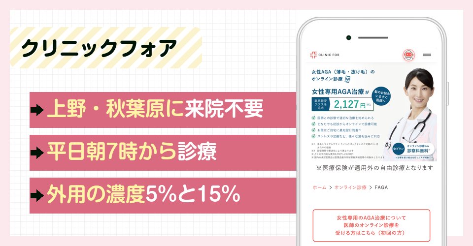 クリニックフォアの特徴まとめ