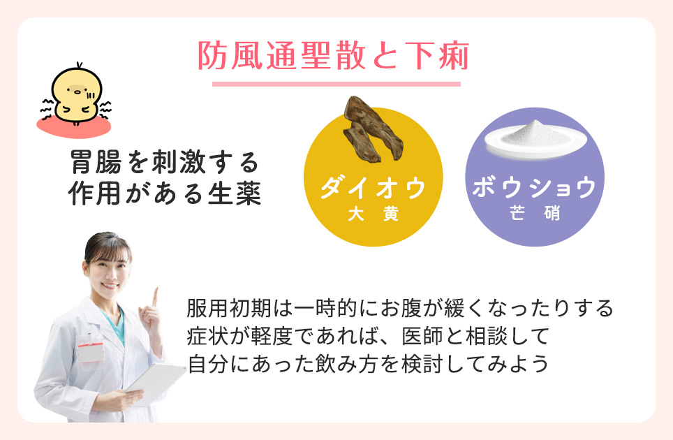防風通聖散と下痢についてまとめ