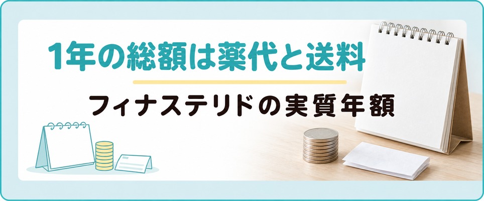 フィナステリド通販の1年の総額を薬代と送料で見る章の扉