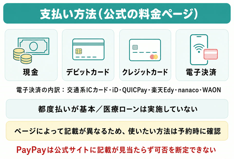 銀クリの支払い方法