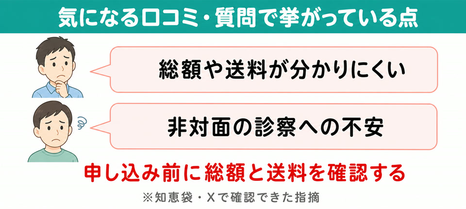 レバクリの気になる口コミで指摘される点