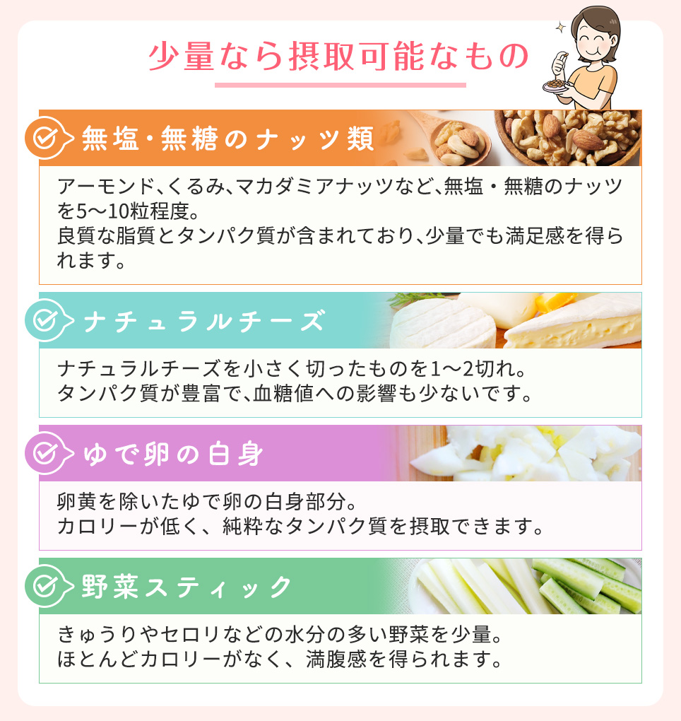 16時間断食でも少量なら摂取可能なもの一覧