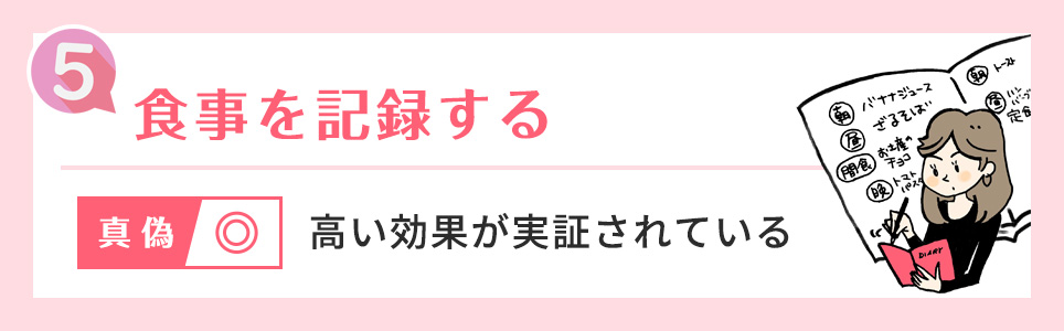 5. 食事を記録する