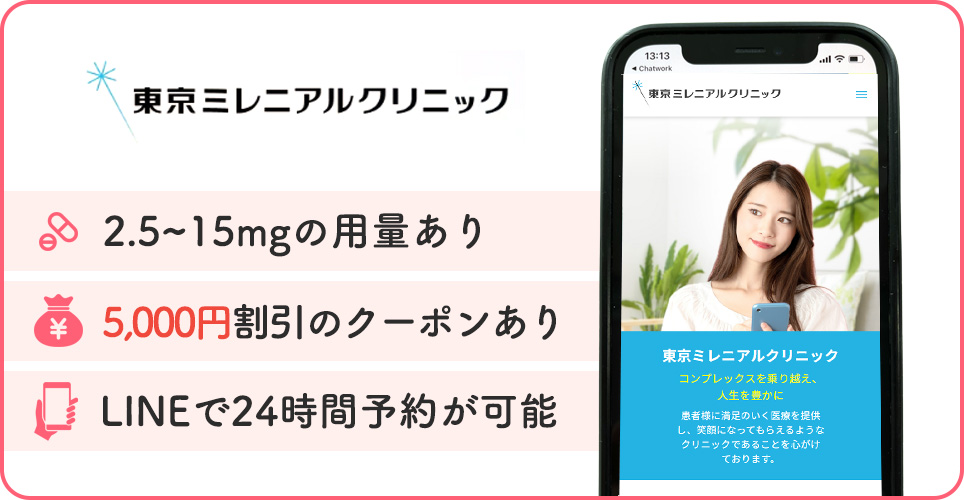 東京ミレニアルクリニックの特徴まとめバナー