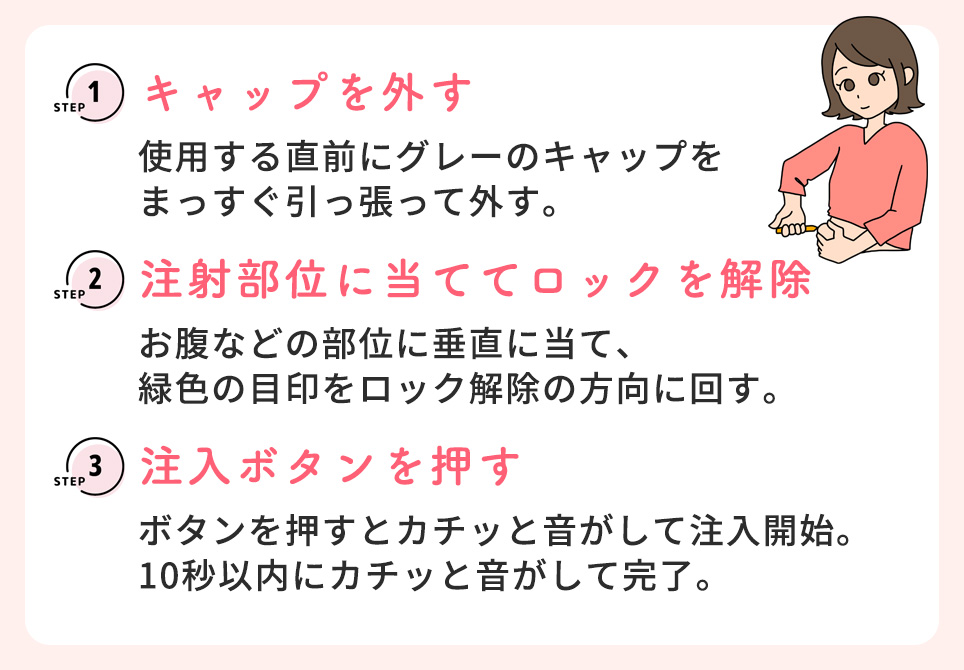 マンジャロの操作3ステップ解説