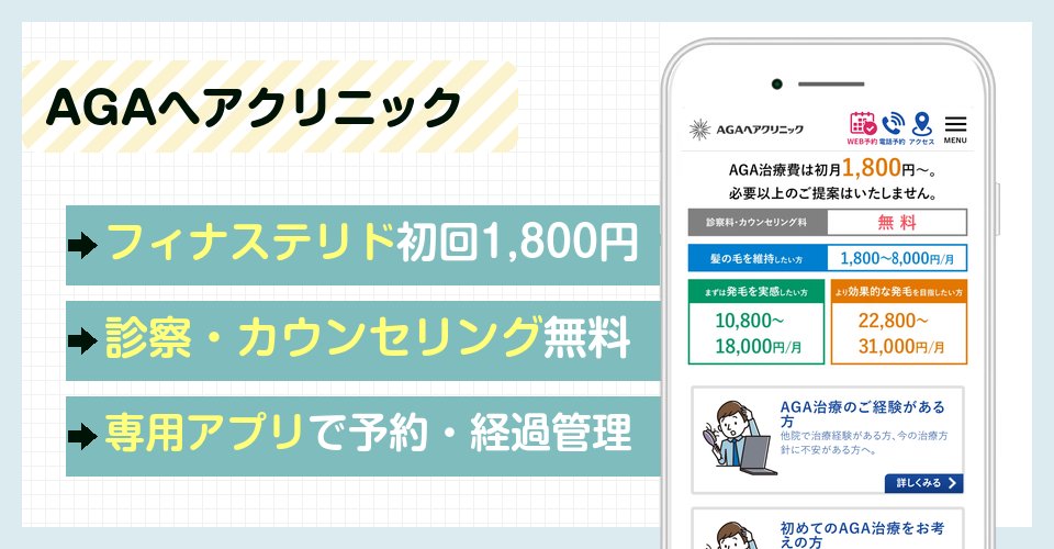 AGAヘアクリニックのバナー