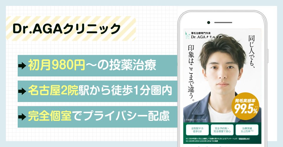 Dr.AGAクリニックのバナー