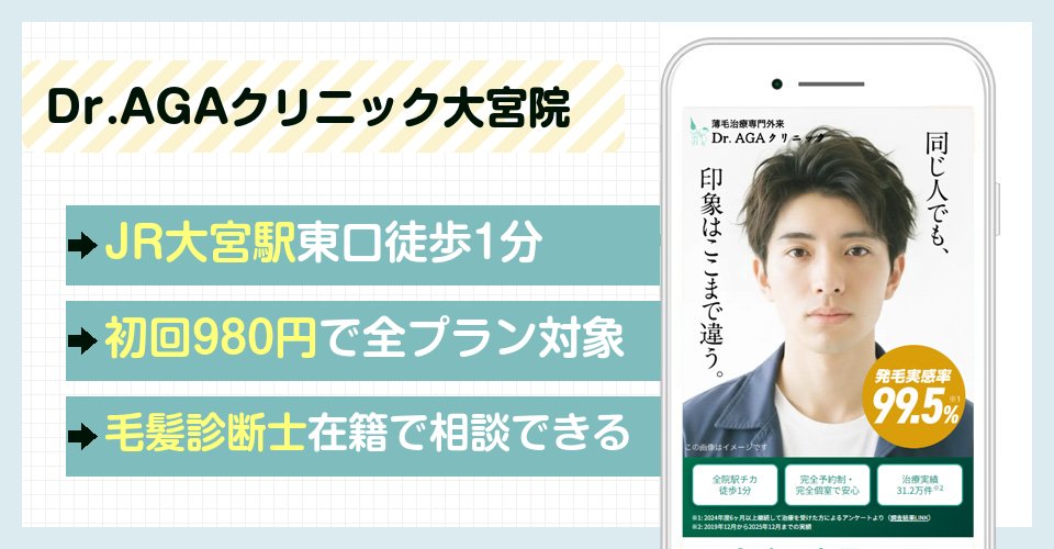 Dr.AGAクリニックのバナー