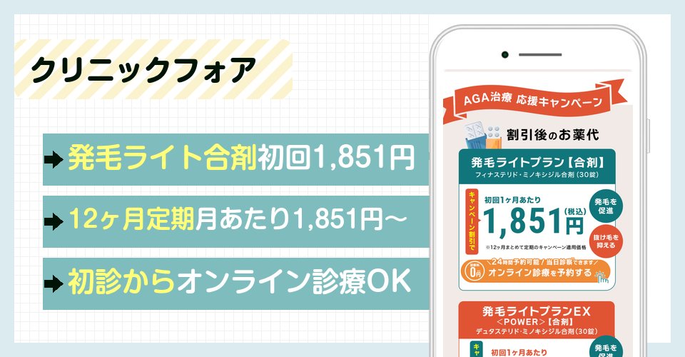 クリニックフォアのバナー