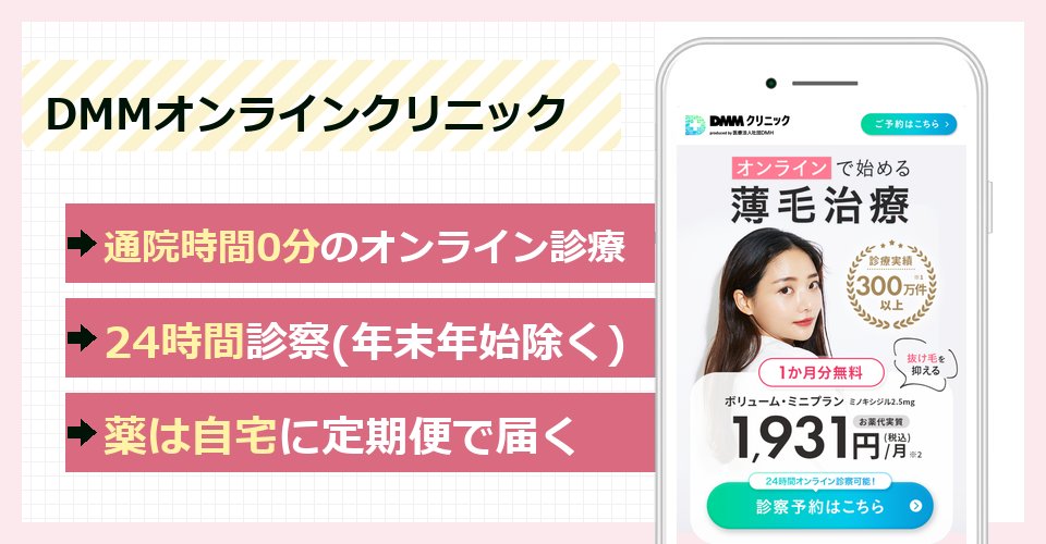 DMMオンラインクリニックの特徴まとめ